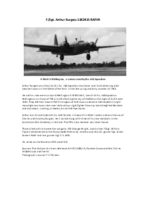 A preview of a PDF biography for Burgess, Arthur